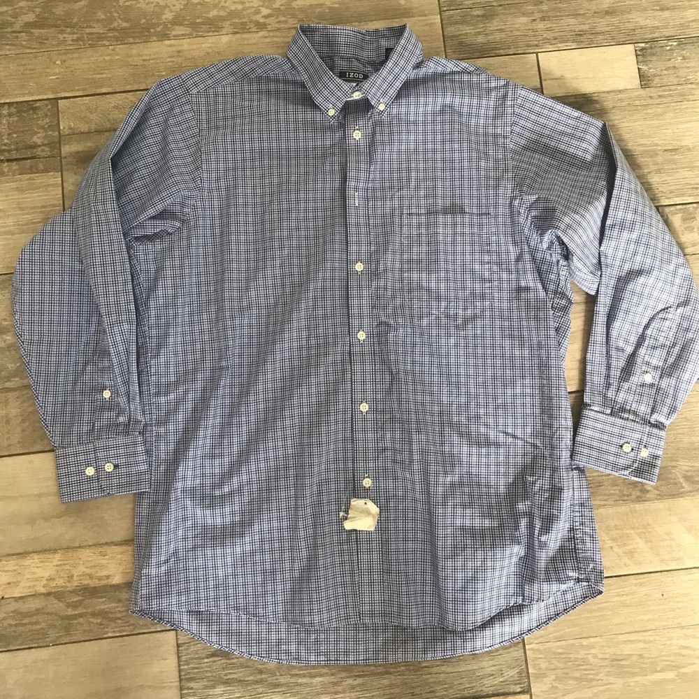 Blue Plaid Button Up